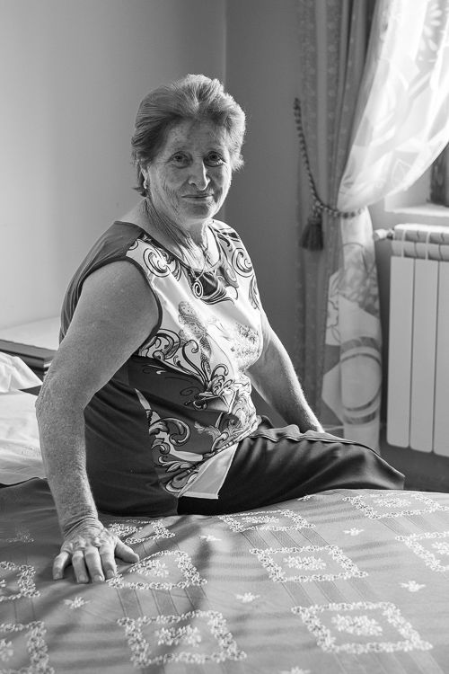 Portrait of Giovanna Nardiello in Ruoti.
